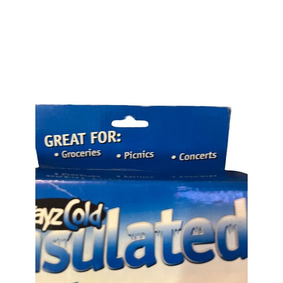 Vintage Innovon StayzCold Insulated Cool Cart NEW Old Stock Blue/ Black - Picture 7 of 11